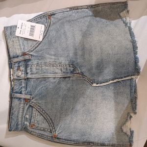 Free people mile high blue skirt size 24